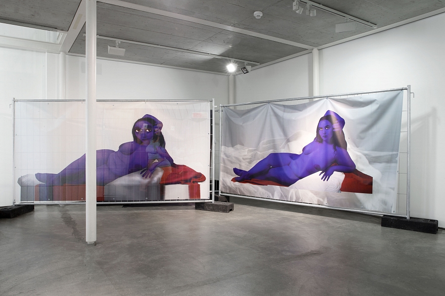 Ausstellungsansicht, Giulia Essyad, CONTROLOGY, Kunst Raum Riehen, 2021. Photo: Gina Folly