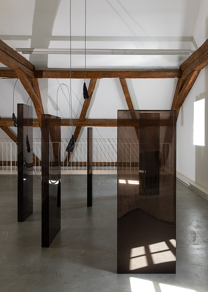 Ausstellungsansicht, Marie Matusz - Épochè, Kunst Raum Riehen, 2020. Photo: Diana Pfammatter