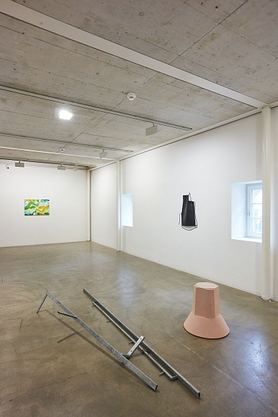 Ausstellungsansicht, Aldo Solari, Max Leiß, Motor, Kunst Raum Riehen, 2020. Photo: Moritz Schermbach