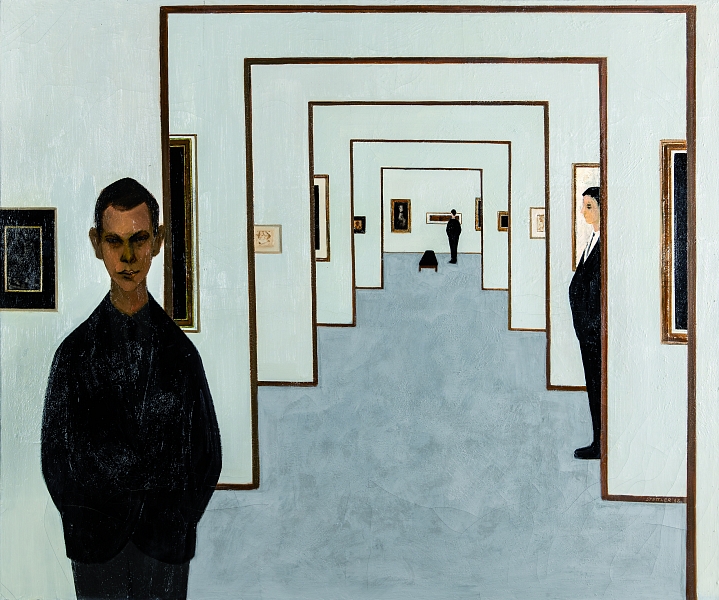 Gustav Stettler, Gemäldegalerie II, 1963-1964, Kunstmuseum Thun. Photo: Christian Helmle